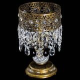Настольная лампа Восток с пластинками под бронзу Черная в Кирове