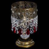 Настольная лампа Восток с пластинками под бронзу Красная в Кирове