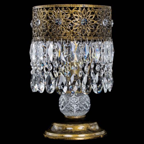 Настольная лампа Восток с пластинками под бронзу в Кирове Гусь Хрустальный