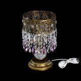 Настольная лампа Восток с пластинками под бронзу Розовая в Кирове