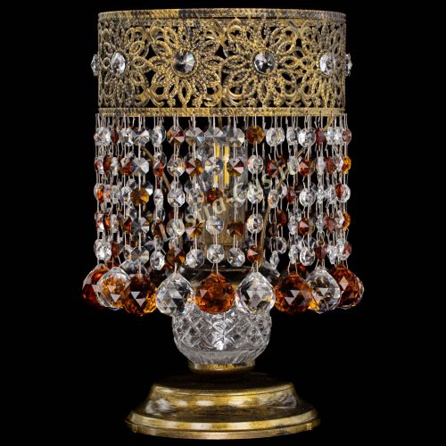 Настольная лампа Восток с шарами под бронзу Чайная в Кирове Гусь Хрустальный