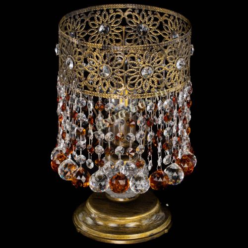 Настольная лампа Восток с шарами под бронзу Чайная в Кирове Гусь Хрустальный