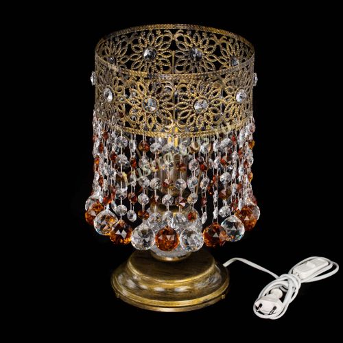 Настольная лампа Восток с шарами под бронзу Чайная в Кирове Гусь Хрустальный