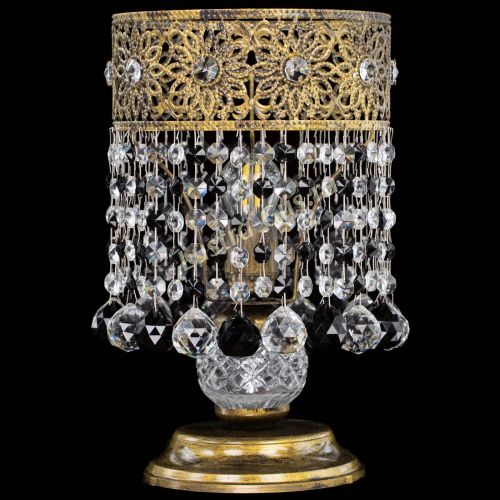 Настольная лампа Восток с шарами под бронзу Черная в Кирове Гусь Хрустальный