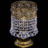 Настольная лампа Восток с шарами под бронзу Фиолетовая в Кирове