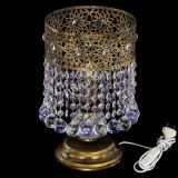 Настольная лампа Восток с шарами под бронзу Фиолетовая в Кирове