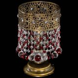 Настольная лампа Восток с шарами под бронзу Красная в Кирове