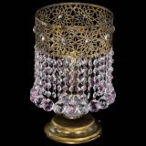 Настольная лампа Восток с шарами под бронзу Розовая в Кирове