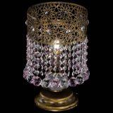 Настольная лампа Восток с шарами под бронзу Розовая в Кирове