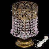 Настольная лампа Восток с шарами под бронзу Розовая в Кирове