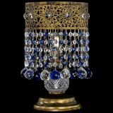 Настольная лампа Восток с шарами под бронзу Синяя в Кирове