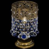 Настольная лампа Восток с шарами под бронзу Синяя в Кирове