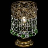 Настольная лампа Восток с шарами под бронзу Зеленая в Кирове