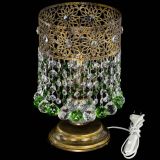 Настольная лампа Восток с шарами под бронзу Зеленая в Кирове