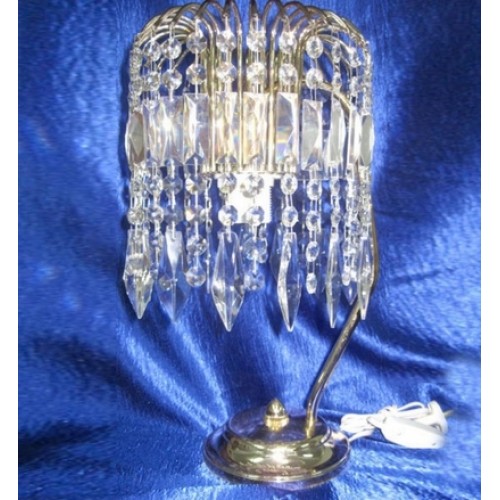 Лампа настольная Каскад Перо пласт в Кирове Гусь Хрустальный