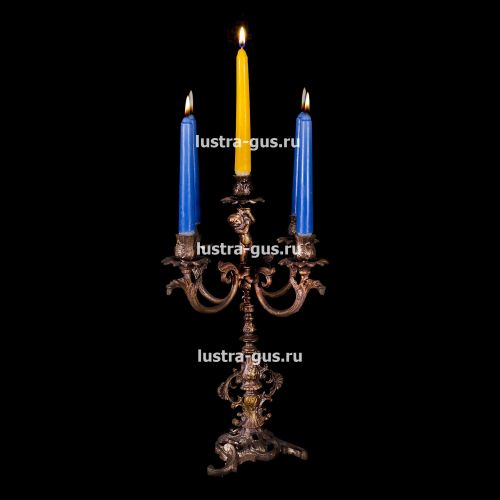 Подсвечник Изабелла ангел 5 свечей в Кирове Гусь Хрустальный