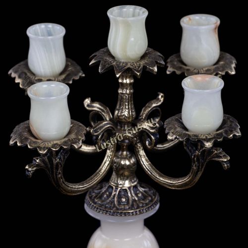 Подсвечник Оникс №5 в Кирове Гусь Хрустальный