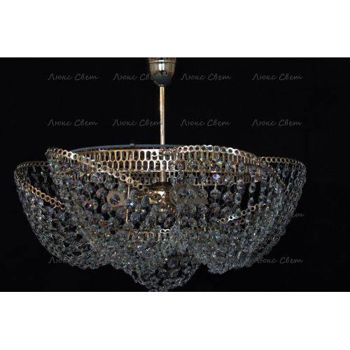Люстра Космос 3 лампы с подвесом в Кирове Гусь Хрустальный