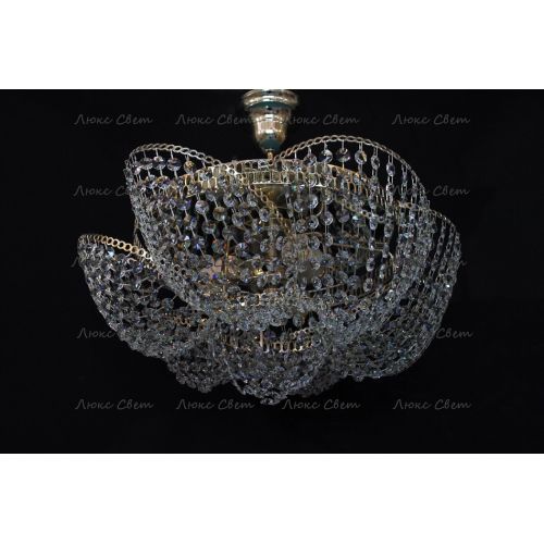 Люстра Космос 3 лампы с подвесом в Кирове Гусь Хрустальный