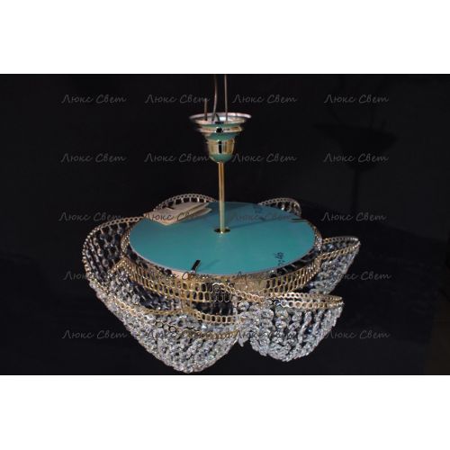 Люстра Космос 3 лампы с подвесом в Кирове Гусь Хрустальный