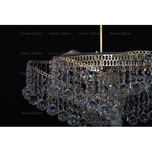 Люстра Космос 3 лампы с подвесом шар в Кирове Гусь Хрустальный