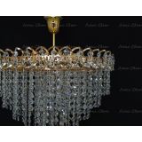 Люстра Капель Лепесток обтикон подвесная (собрана под конус) в Кирове