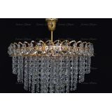 Люстра Капель Лепесток обтикон подвесная (собрана под конус) в Кирове