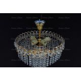 Люстра Капель Лепесток обтикон подвесная (собрана под конус) в Кирове