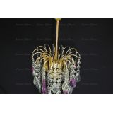 Люстра Зима журавлик фиолетовая в Кирове