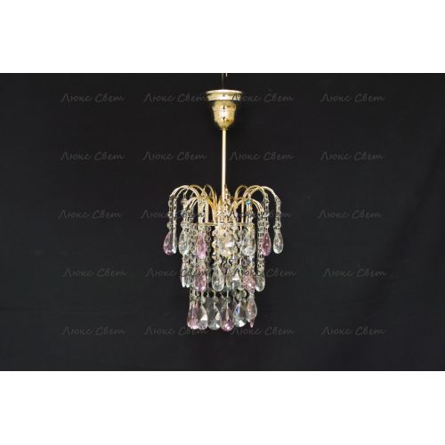 Люстра Зима журавлик розовая в Кирове Гусь Хрустальный