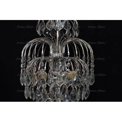 Люстра Хрустальные брызги с подвесом дубик в Кирове Гусь Хрустальный