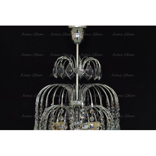 Люстра Хрустальные брызги с подвесом дубик в Кирове Гусь Хрустальный