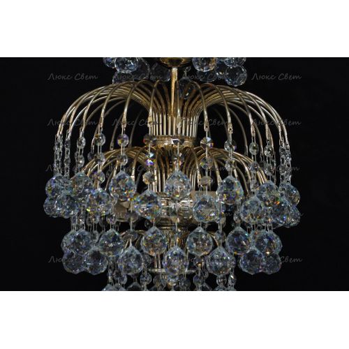 Люстра Хрустальные брызги с подвесом шар 30 мм в Кирове Гусь Хрустальный