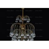 Люстра Хрустальные брызги с подвесом конус 40 мм в Кирове