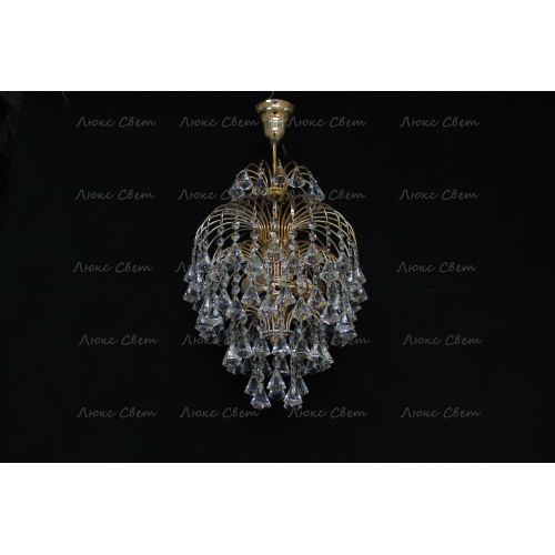 Люстра Хрустальные брызги с подвесом конус 40 мм в Кирове Гусь Хрустальный