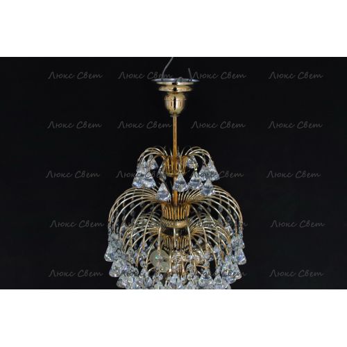 Люстра Хрустальные брызги с подвесом конус 40 мм в Кирове Гусь Хрустальный