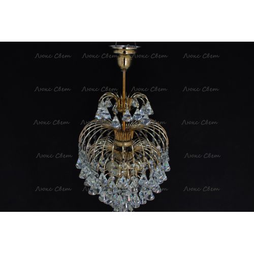 Люстра Хрустальные брызги с подвесом конус 40 мм в Кирове Гусь Хрустальный