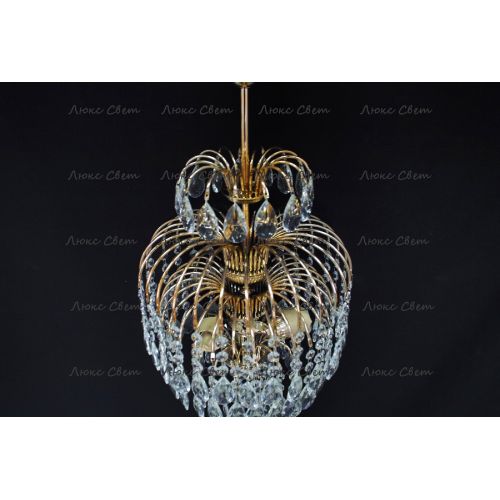 Люстра Хрустальные Брызги с подвесом журавлик в Кирове Гусь Хрустальный