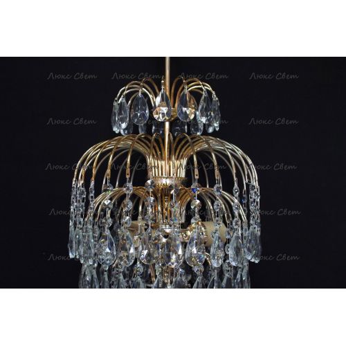 Люстра Хрустальные Брызги с подвесом журавлик в Кирове Гусь Хрустальный