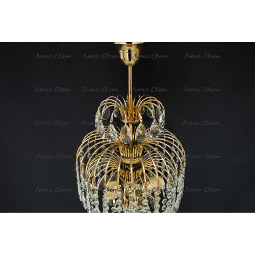 Люстра Хрустальные Брызги с подвесом журавлик в Кирове Гусь Хрустальный