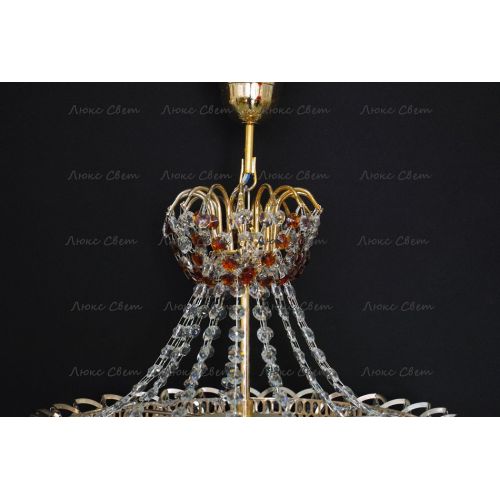 Люстра Натали Роза чайная в Кирове Гусь Хрустальный