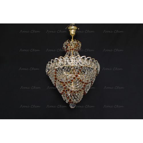 Люстра Натали Роза чайная в Кирове Гусь Хрустальный