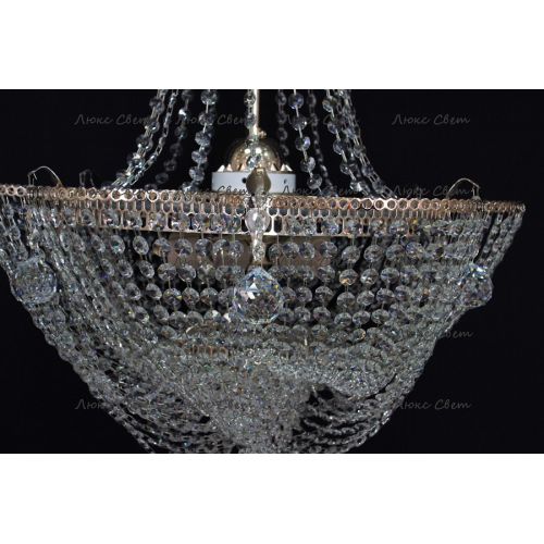 Люстра Ромашка Василиса № 1 с подвесом в Кирове Гусь Хрустальный