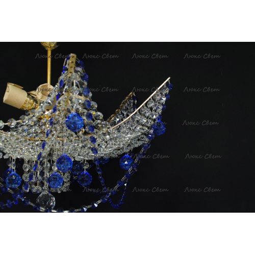 Люстра Марина № 2 цветная  в Кирове Гусь Хрустальный