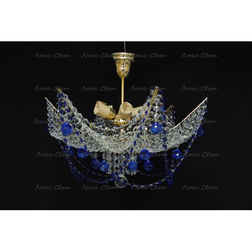 Люстра Марина № 2 цветная  в Кирове Гусь Хрустальный