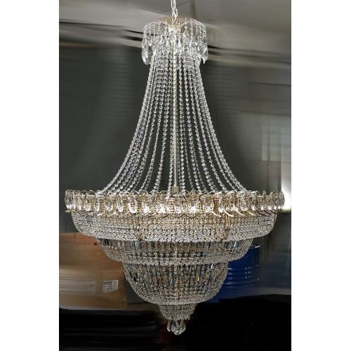 Люстра Водопад с подвесом 1000 мм в Кирове Гусь Хрустальный