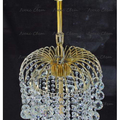 Люстра Лотос с подвесом диаметр 1000 мм высота1500 мм в Кирове Гусь Хрустальный