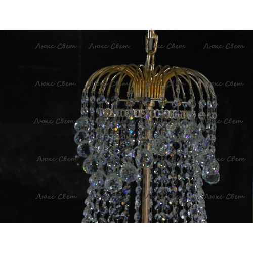 Люстра Лотос с подвесом диаметр 1000 мм высота1500 мм в Кирове Гусь Хрустальный