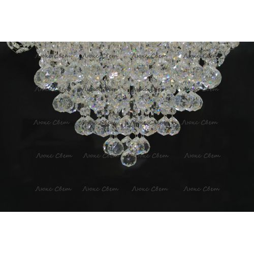 Люстра Лотос с подвесом диаметр 1000 мм высота1500 мм в Кирове Гусь Хрустальный