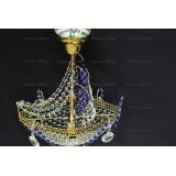 Люстра Корвет 1 ламповый синий в Кирове